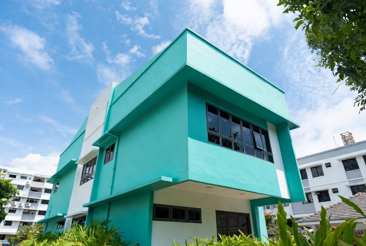 Exterior facade painting services
